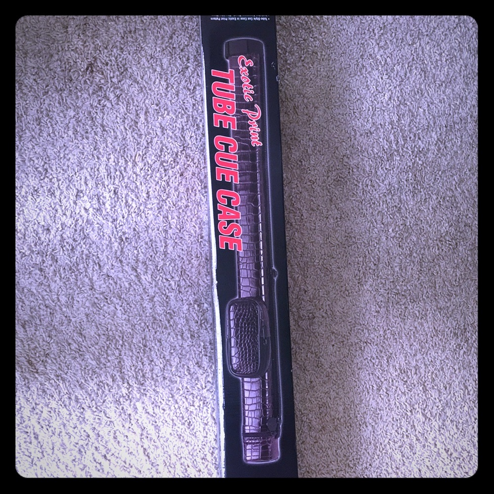 Tube-style cue case for billiard